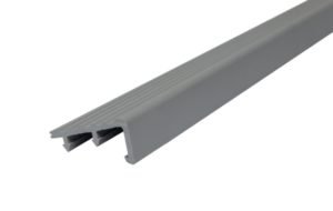 จมูกบันไดพีวีซีL50สีเทาอ่อน